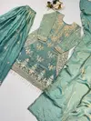 Nsr 894 Pure Fendy Silk Embroidery Work Sharara Suits